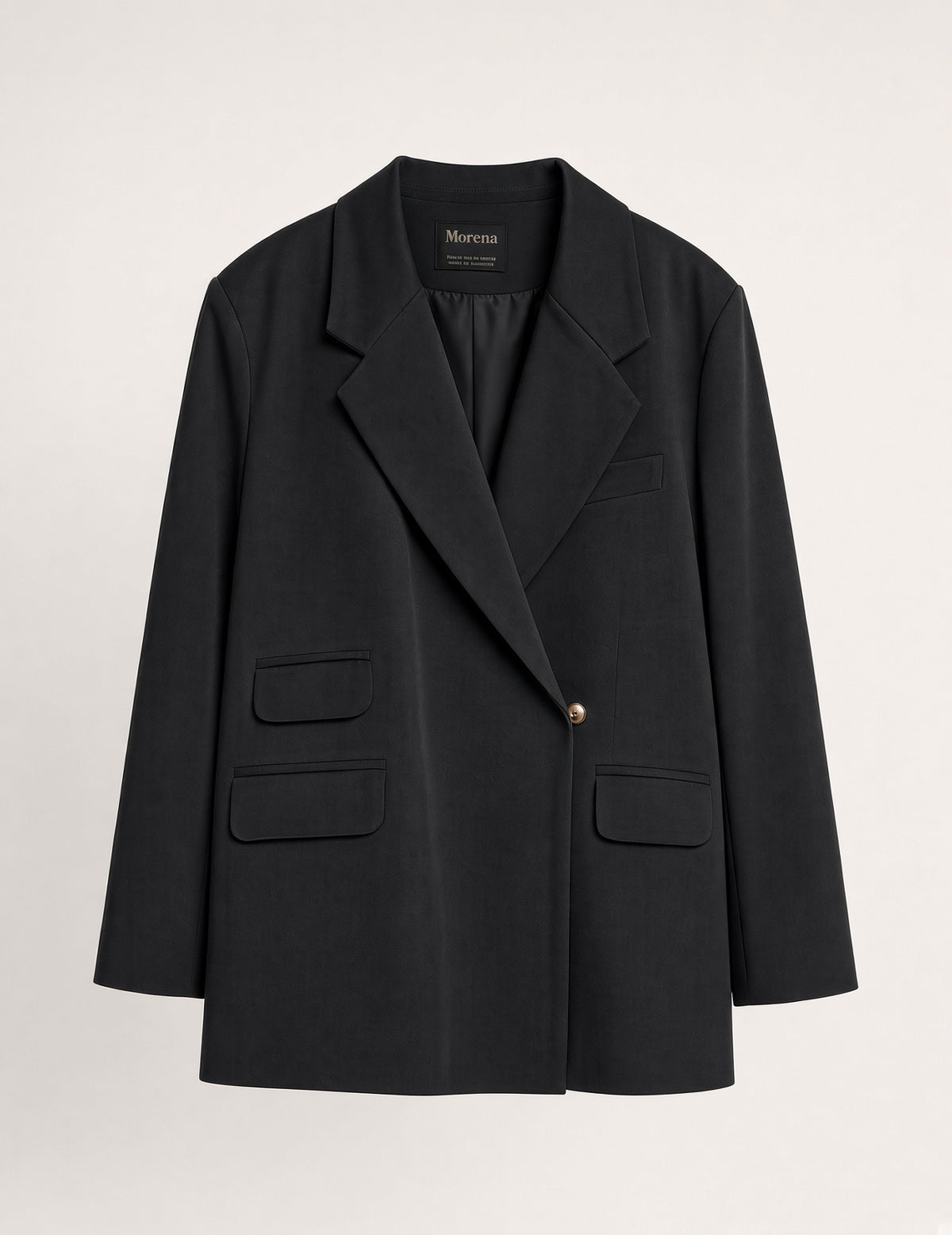 Oversized Two-Pocket Blazer