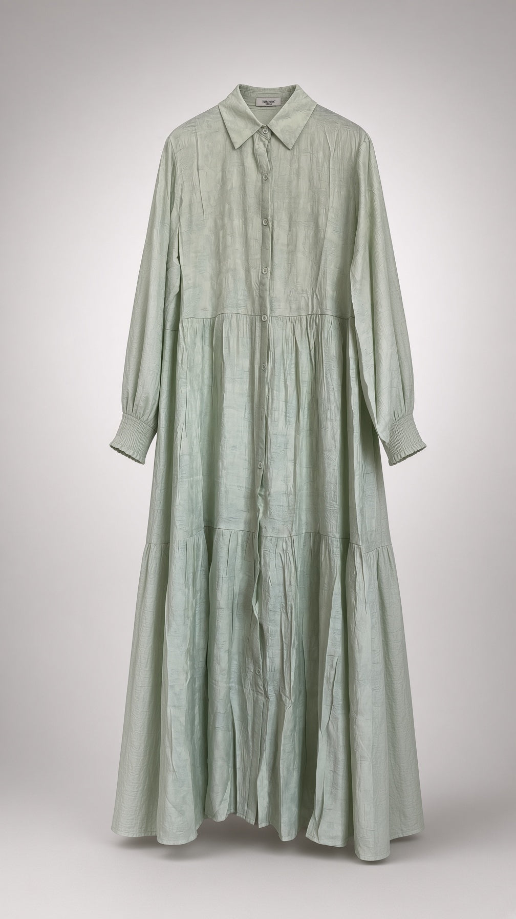 Linen modest dress