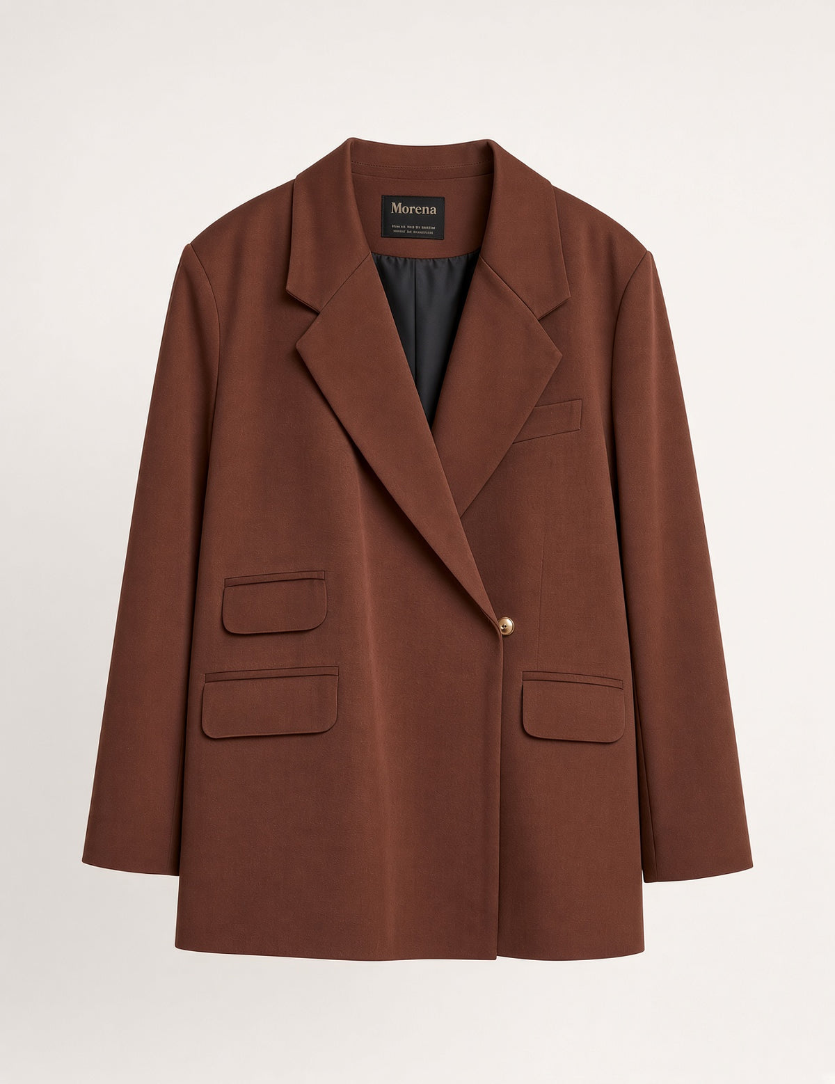 Oversized Two-Pocket Blazer