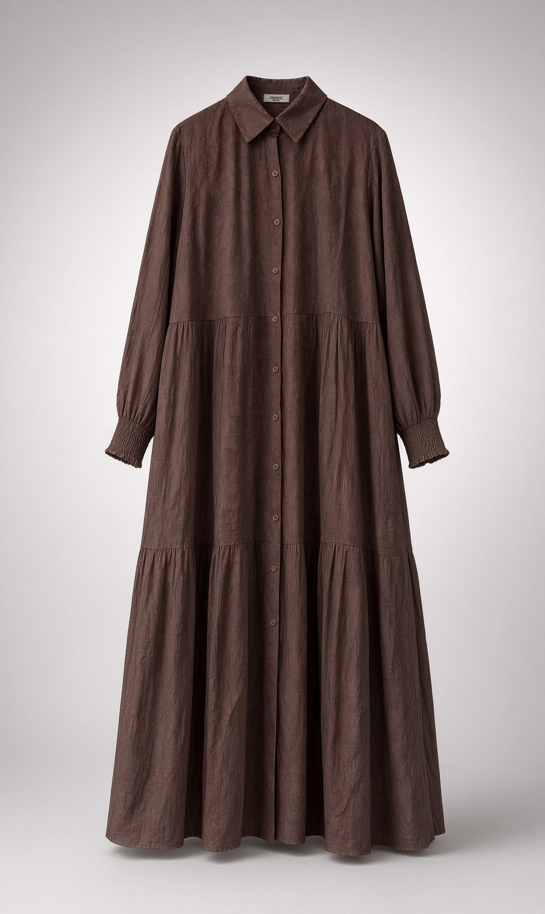 Linen modest dress