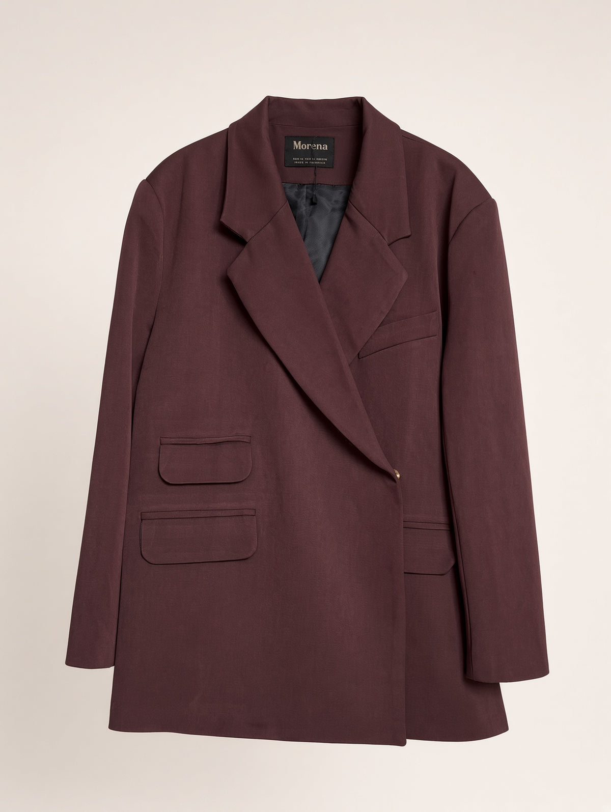 Oversized Two-Pocket Blazer